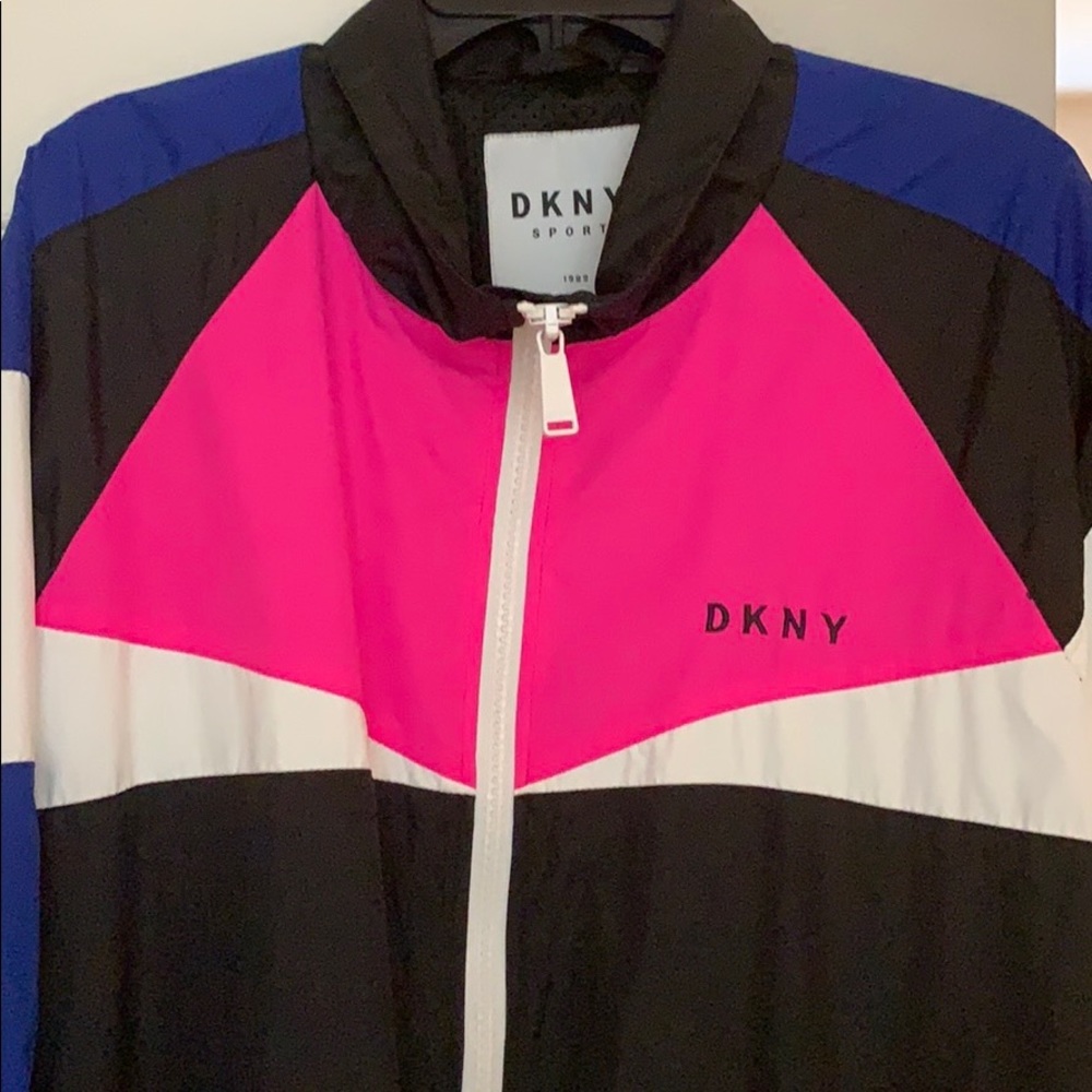 New DKNY Rain Sport retro  large jacket
